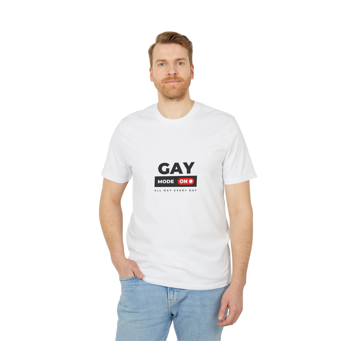 "gay mode activated" | unisex citat t-shirt