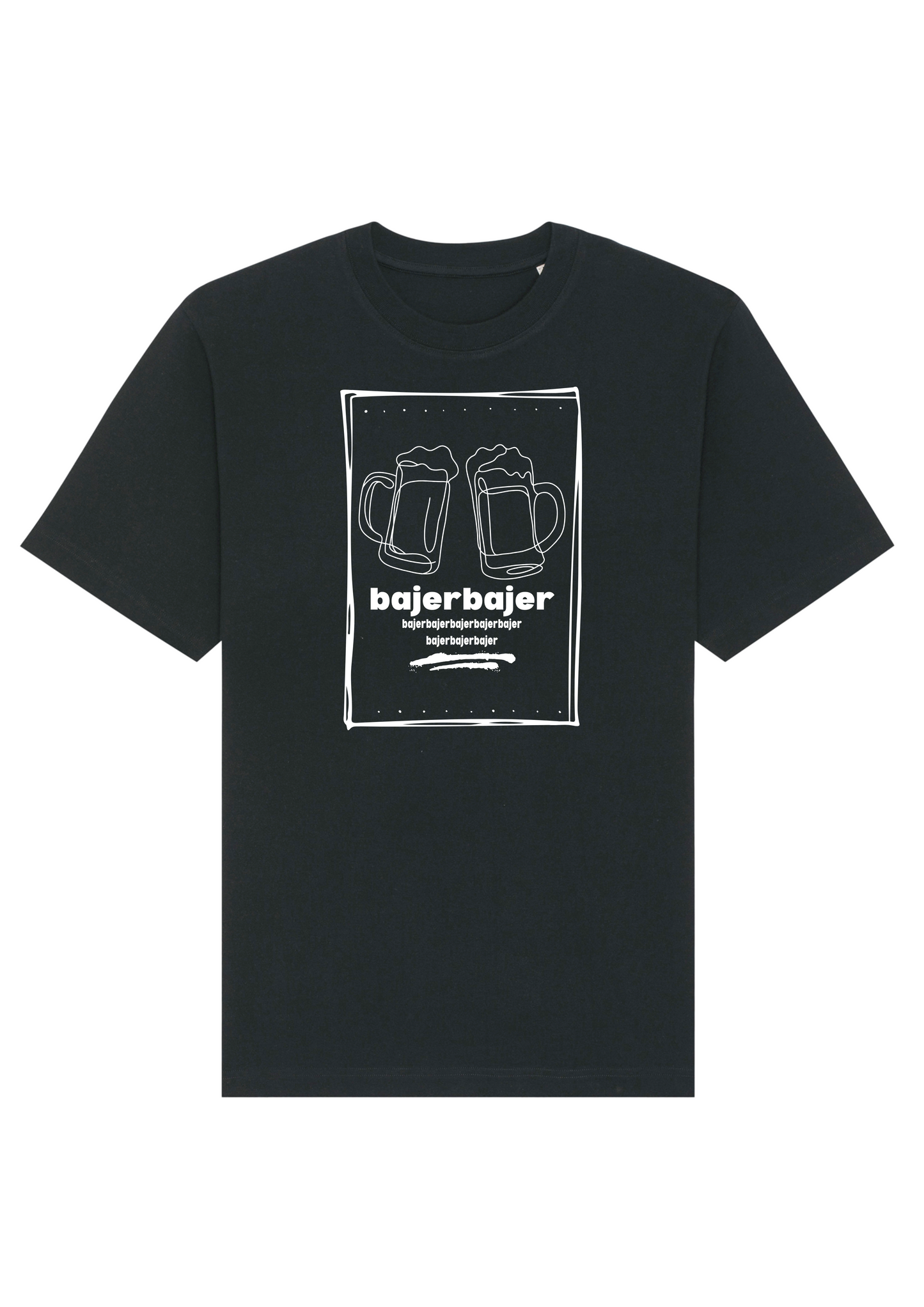 "bajer" simpel | oversized unisex citat t-shirt