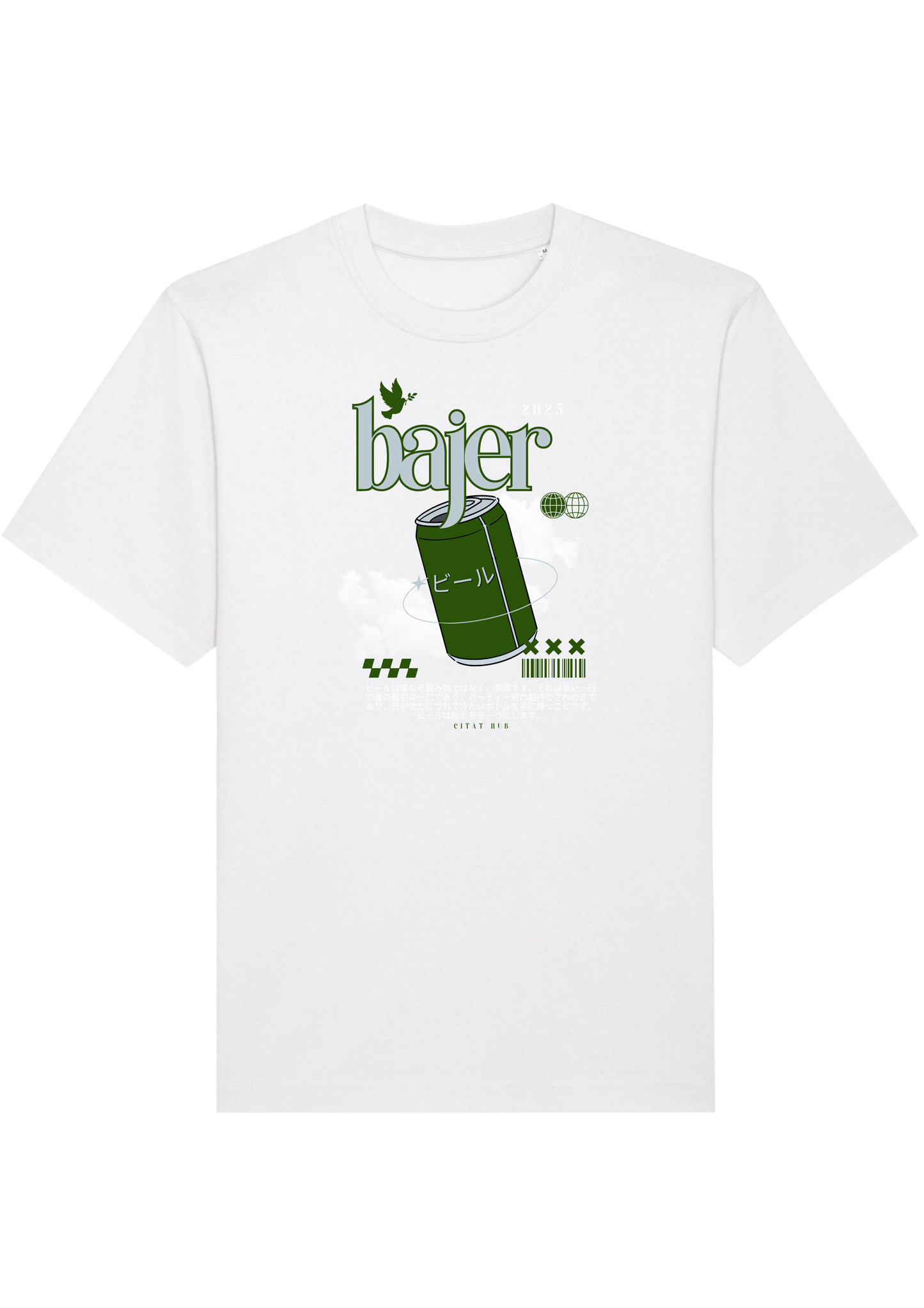 "bajer" | unisex citat oversized t-shirt